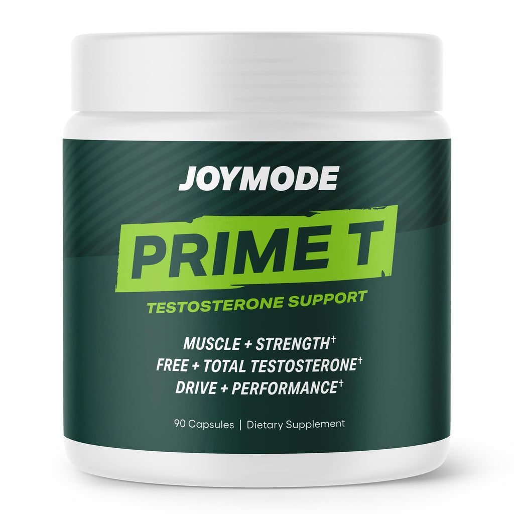 JOYMODE Testosterone Booster for Men for Energy, Strength & Vitality – Premium Testosterone Supplement with KSM-66 Ashwagandha, DIM, Zinc, Magnesium & Boron – 90 Capsules