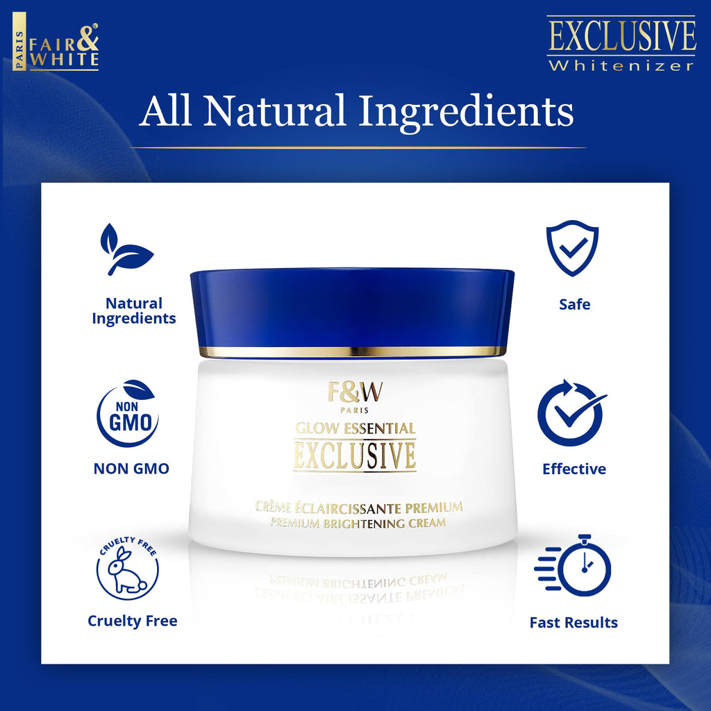 Fair & White Exclusive Fade Face & Body Cream, 200ml / 6.76fl.oz.