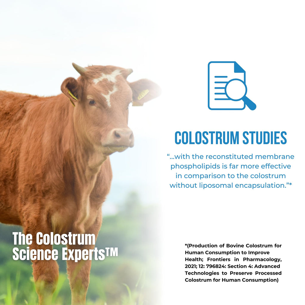Sovereign Laboratories Colostrum-LD Liposomal Delivery - Colostrum Powder - Gluten-Free, Lactose-Reduced - 90 Servings 16oz Plain
