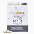 NEUBRIA Edge Focus Supplement – Multivitamin + Nootropics Brain Support with Bacopa Monnieri, Ashwagandha, Rhodiola, Ginkgo Biloba, Sage, Blueberry & Rosemary – Potent Cognitive Formula – 30 Capsules