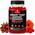 Cranberry Gummies with D-Mannose, Urinary Flush w Hibiscus Powder, 60 Count
