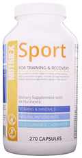 Nutriex Sport Comprehensive Multivitamin Supplement with Glucosamine & Chondroitin 270 Capsules