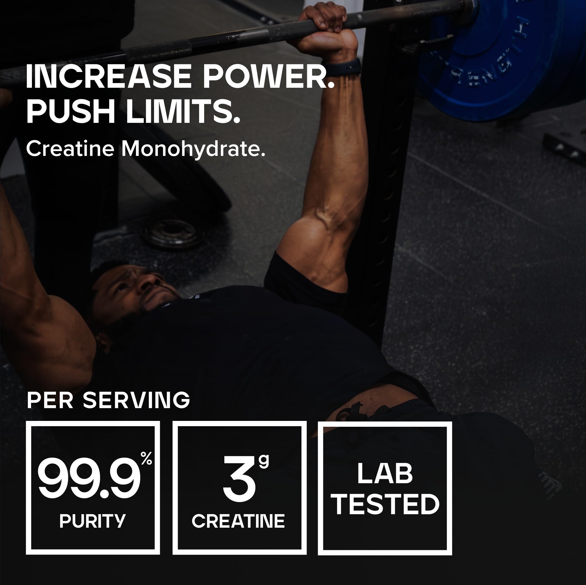 Bulk Creapure Creatine Monohydrate Powder, 500g