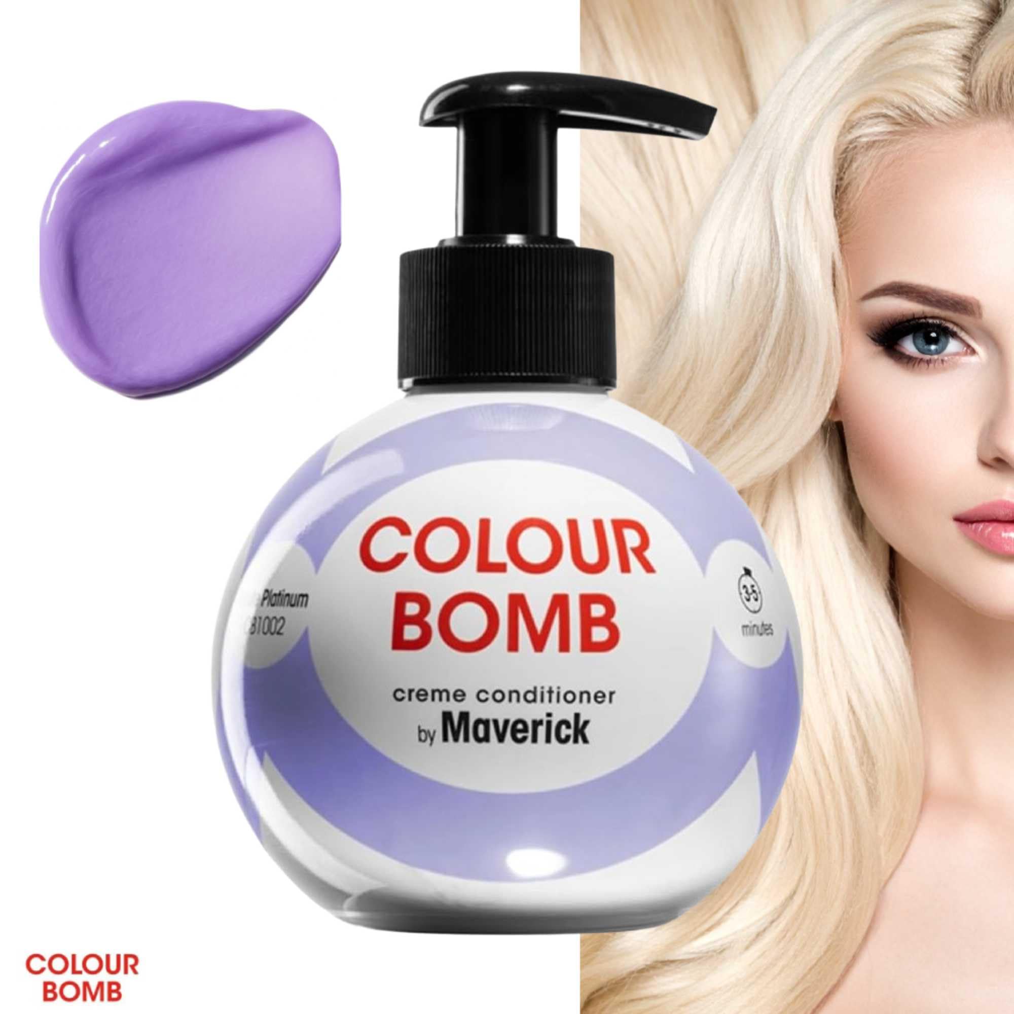 COLOUR BOMB SEMI-PERMANENT HAIR COLOUR CONDITIONER White Platinum