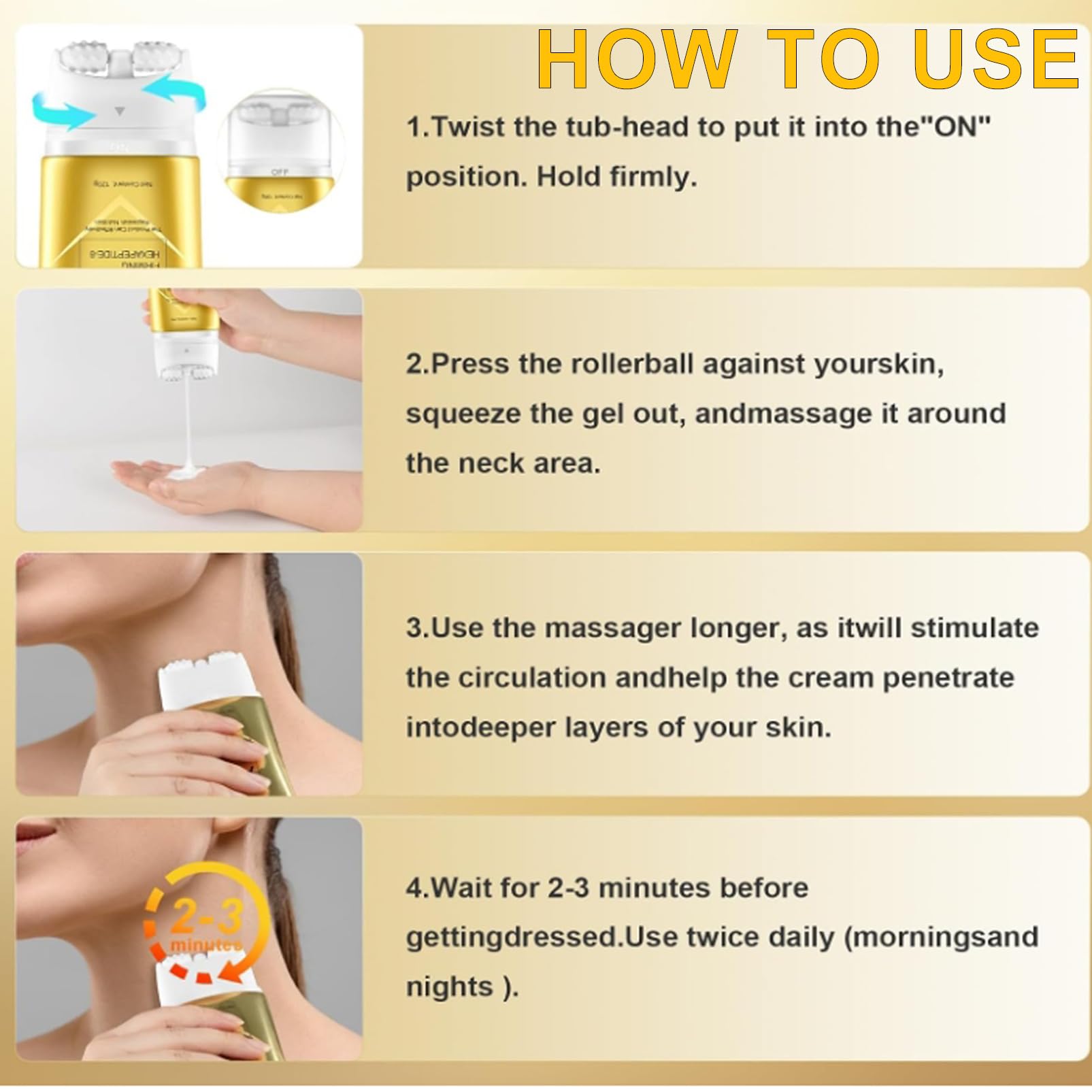 Neck Creams for Firming Roller,AH-8 Firming Neck Cream for Sagging Skin,Neck & Eye Care Set,Eye Cream for Dark Circle and Puffy Eye,Tightening & Reduce Double Chin,Skin Tightening Cream Body