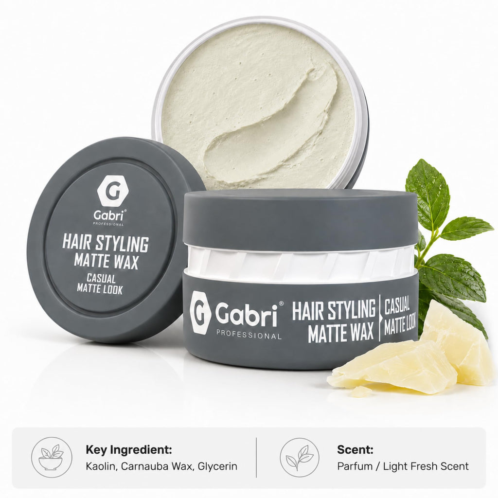 Gabri Hair Styling Wax 150ml, Hair Gel Wax, Edge Control, Maximum Control and Long Lasting, Men & Women Hair Wax (Casual Look)
