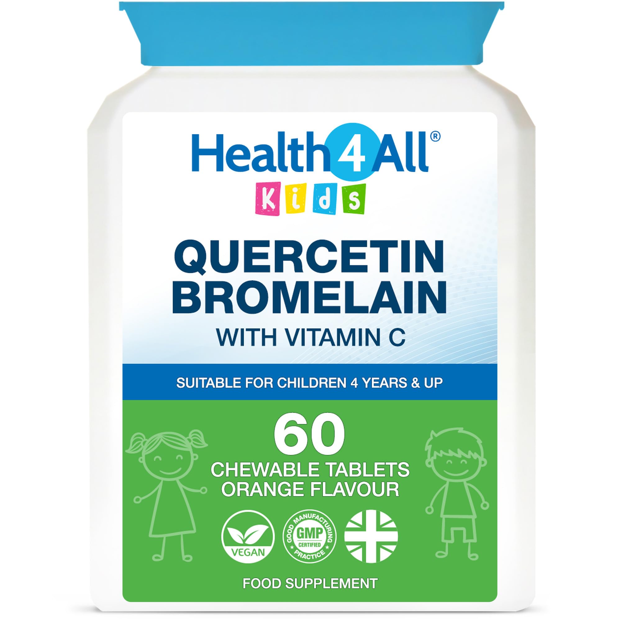 Kids Quercetin with Bromelain, 60 Chewable Tablets, Immune Balance Support