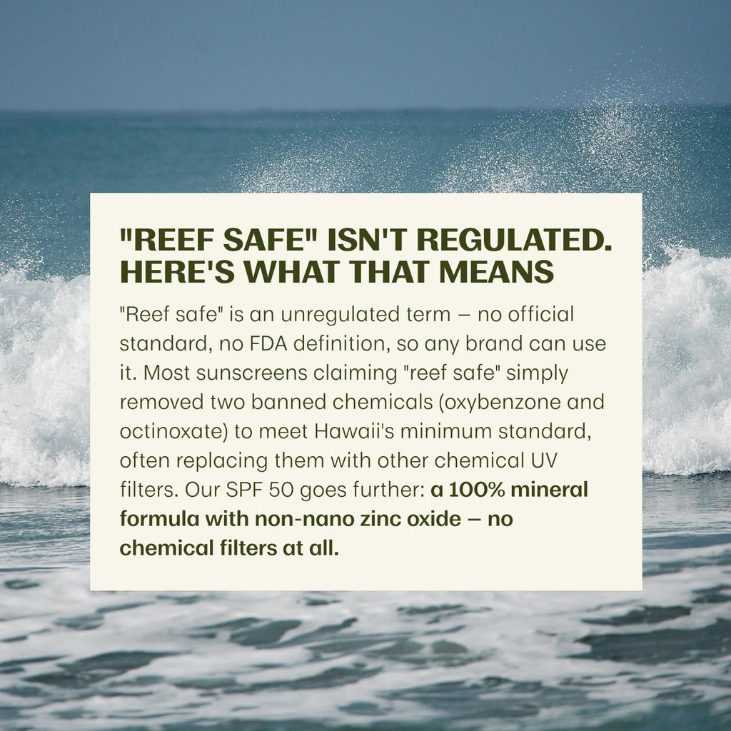 Thrive Natural Care Reef Safe Sunscreen SPF50 - Hawaii 104 Reef Act Compliant - Mineral Sunscreen Non-Nano Zinc Oxide - Vegan, (5.8 Oz (Pack of 1))