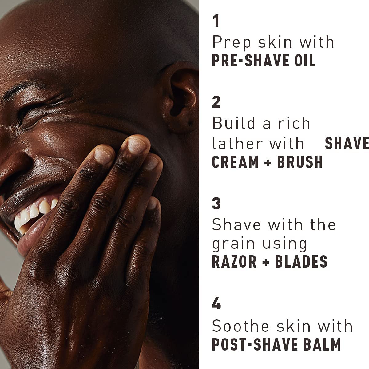 Bevel Shaving Kit for Men, Includes Safety Razor with 40 Replacement Blades, Luxury Shaving Brush, Pre Shave Oil, Shave Cream and Balm (Packaging May Vary)