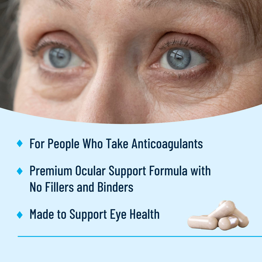 AREDS 2 Eye Vitamins - VisiVite Vitamins for Eye Health Without Vitamin E - Eye Vitamins for Seniors - Lutein and Zeaxanthin Supplements - 60 Capsules