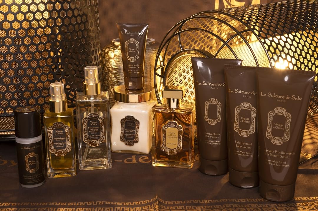 La Sultane de Saba - SandalWood Amber Musk Body Lotion - Road to the East, 200ml (6.8 fl Oz)