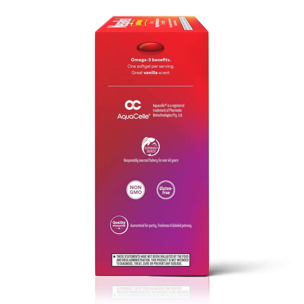 MegaRed Fish Oil 800mg Omega 3 Supplement with EPA & DHA, Supports Heart, Brain, Joint and Eye Health, No Fishy Aftertaste - 80 Softgels (80 Servings)