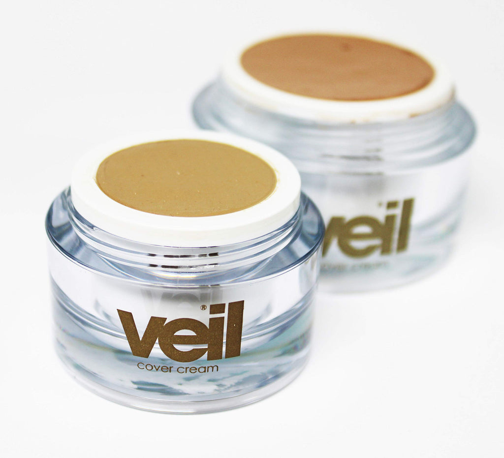 Veil Cover Cream | Traditional UK Camouflage Makeup | 30 Shades of Thick Handmade Concealer to cover your skin concern (10g) (No.3)