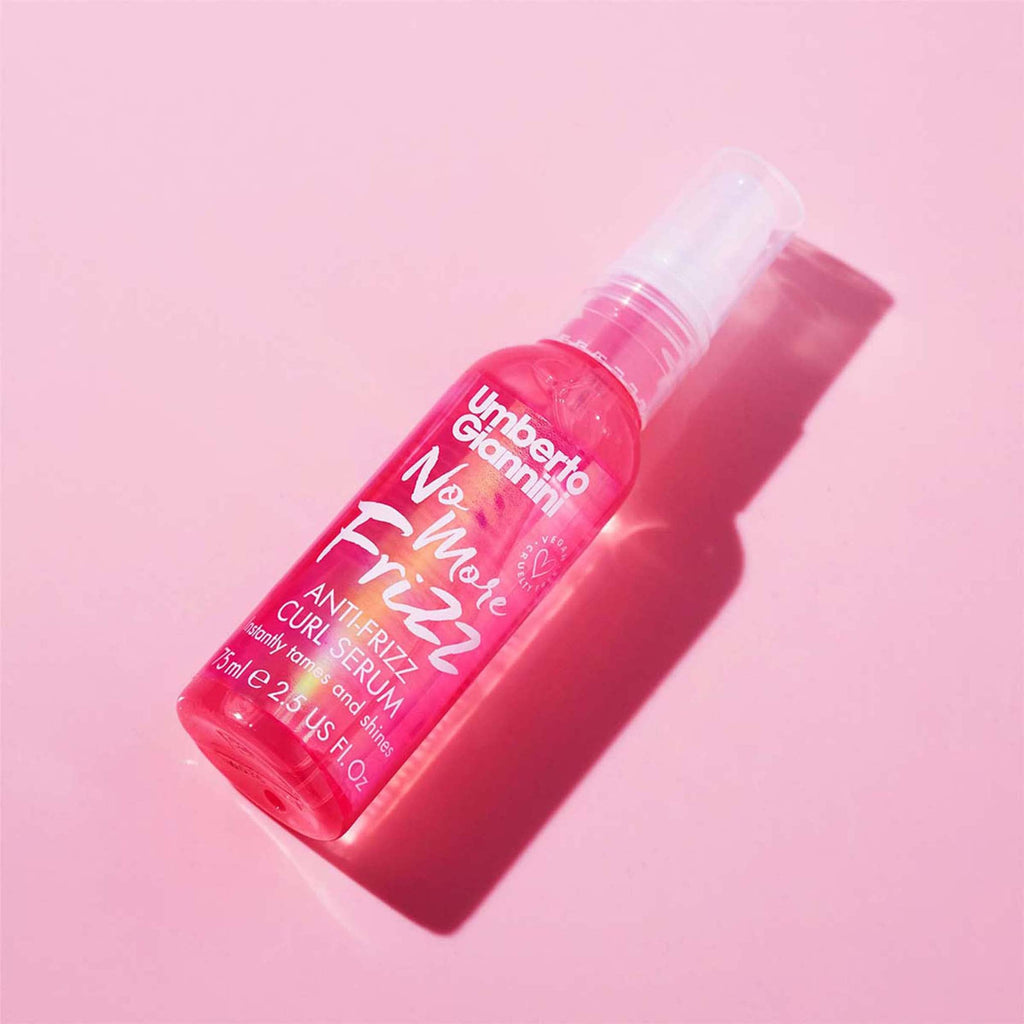 Umberto Giannini No More Frizz Curl Serum, Vegan & Cruelty Free Anti-Frizz Serum for Curly or Wavy Hair, 75 ml