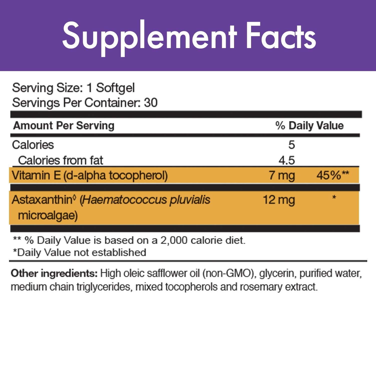 Stop Aging Now PurZanthin Ultra Natural Astaxanthin 12 MG Softgels (1 Pack)