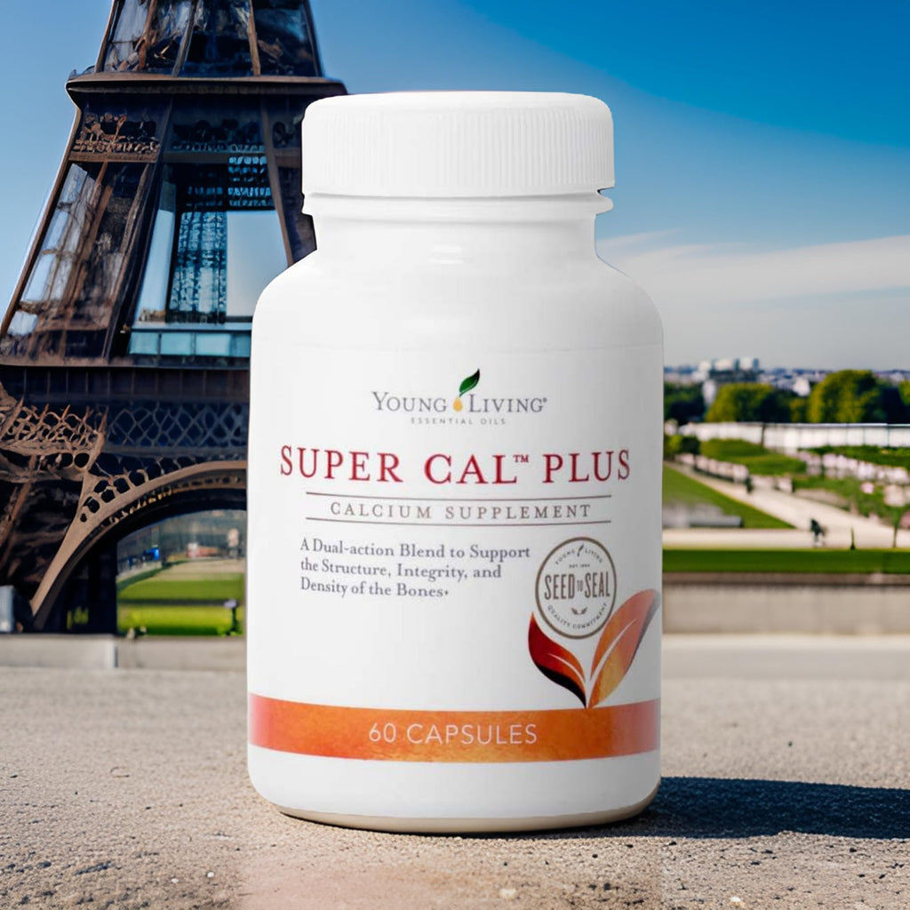 Young Living - Super Cal Plus 60 Capsules | Calcium Mineral Bone Health Supplement | Synergistic Blend of Magnesium, Vitamins D & K | Essential Nutrients