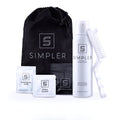 Simpler Men's Hair Color Kit - Full Gray Coverage - Natural Black & Beard Dye - Easy Application for 100% Gray Hair - Natural Black