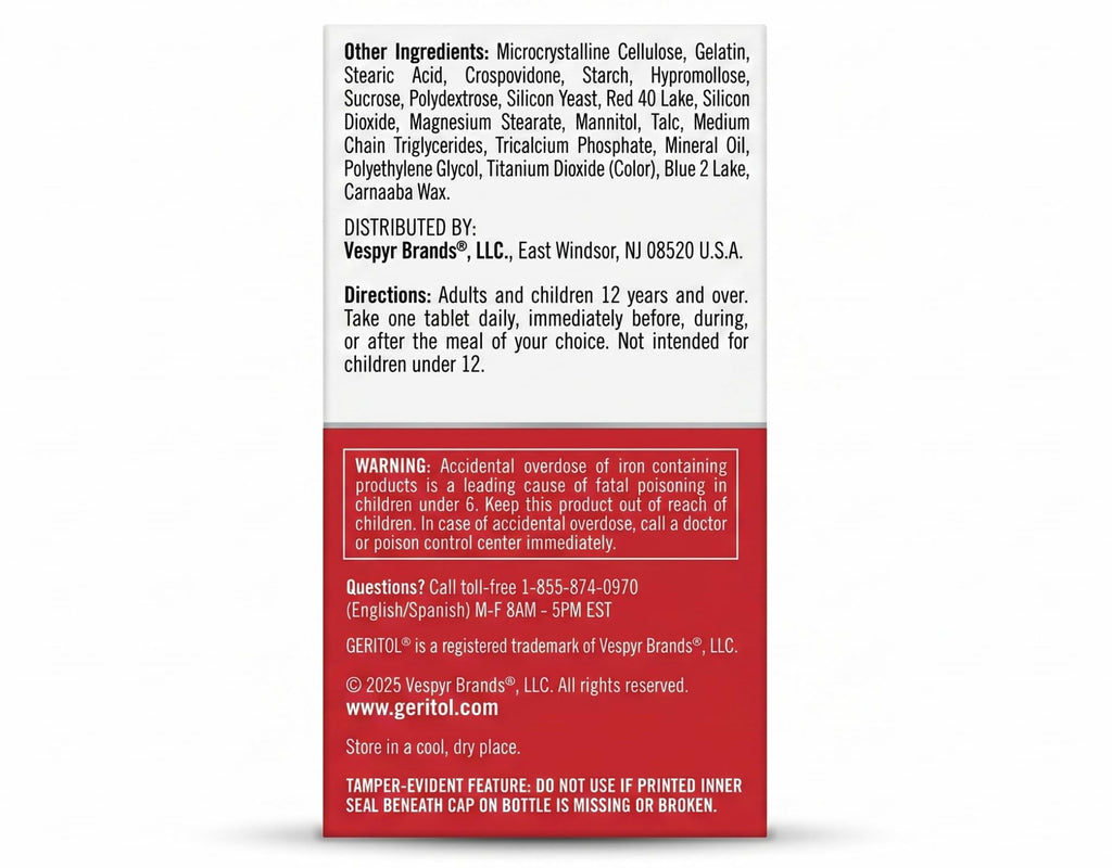Geritol Multivitamin Tablets 100 TB - (Pack of 2)