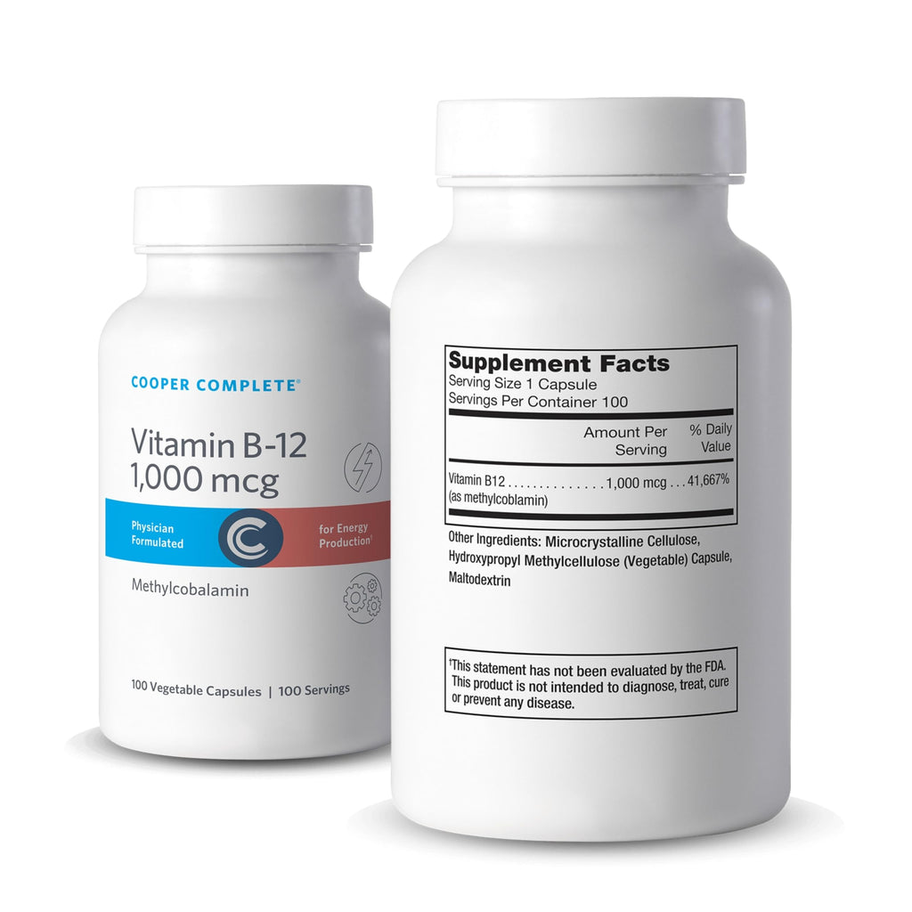 Cooper Complete Vitamin B12 1000 mcg, Methylcobalamin, 200 Caps