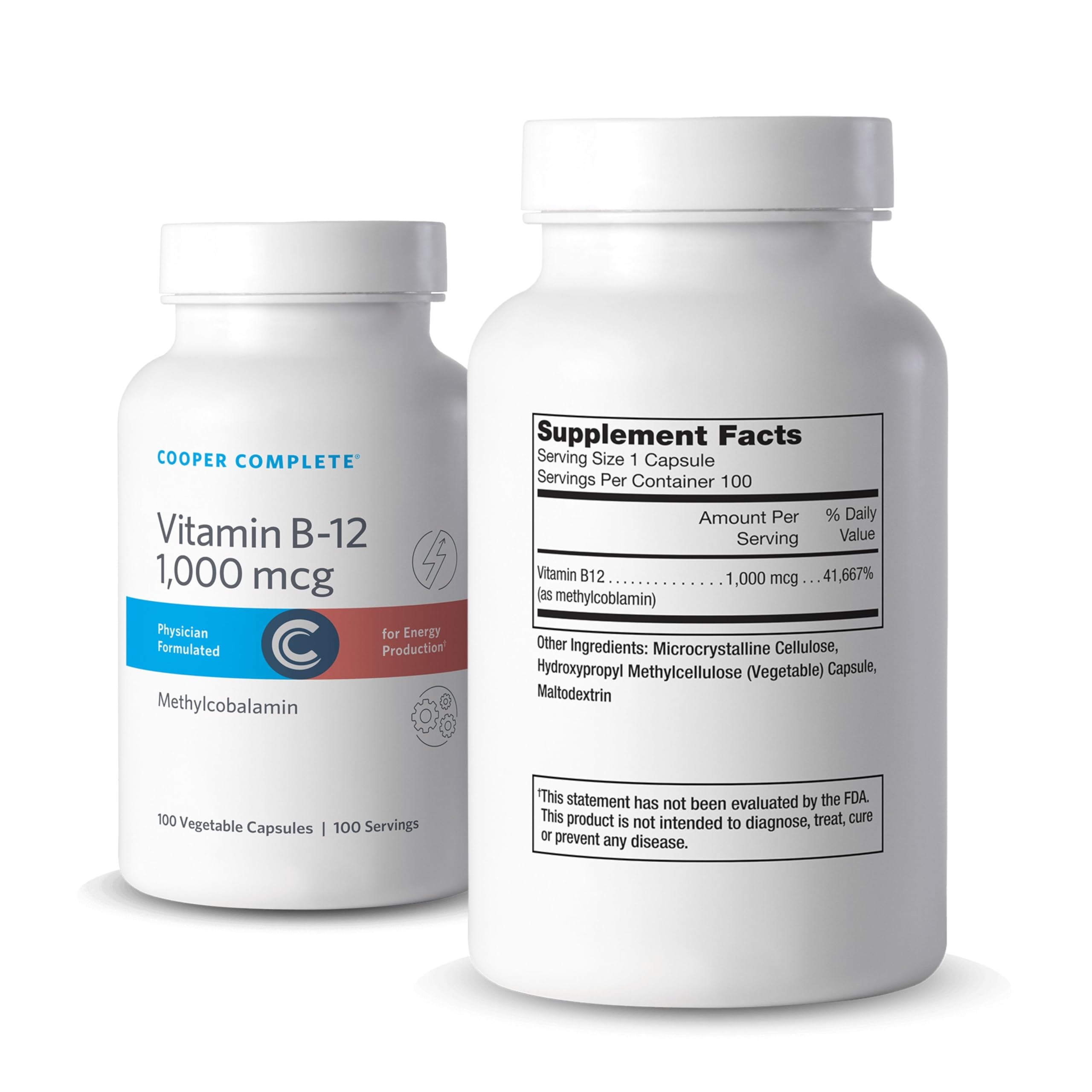 Cooper Complete Vitamin B12 1000 mcg, Methylcobalamin, 200 Caps
