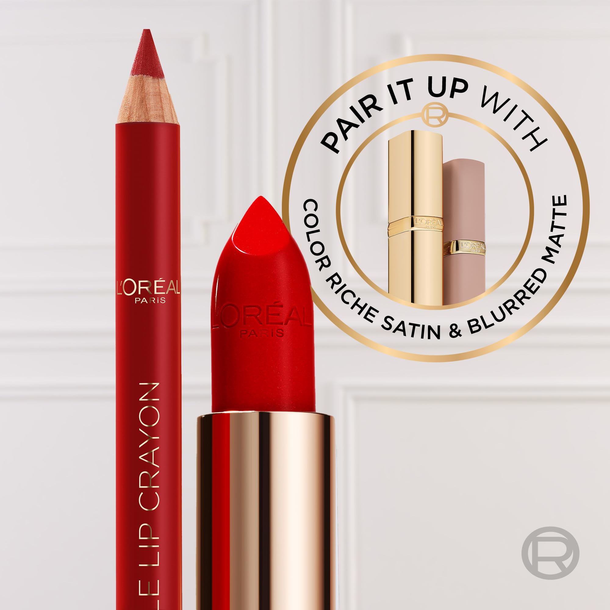 L'Oréal Paris Lip Liner Color Riche Couture Precision 300 Le Rouge Paris