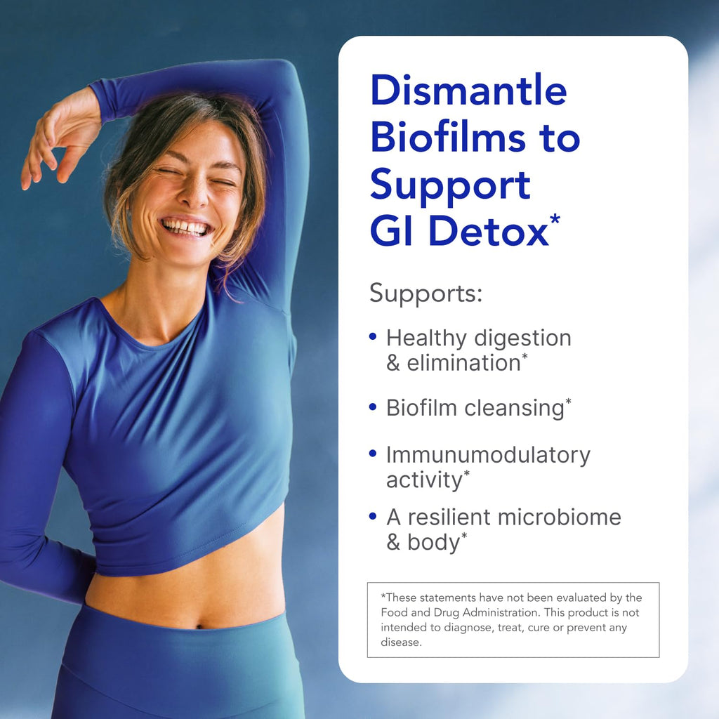 Biocidin Capsules - Biofilm Disruptor & Gut Cleanse Detox - Microbial Balance, Biofilm Defense & Immune Support - Professional-Grade 18-Botanical Herbal Supplement for Women & Men (90 Capsules)