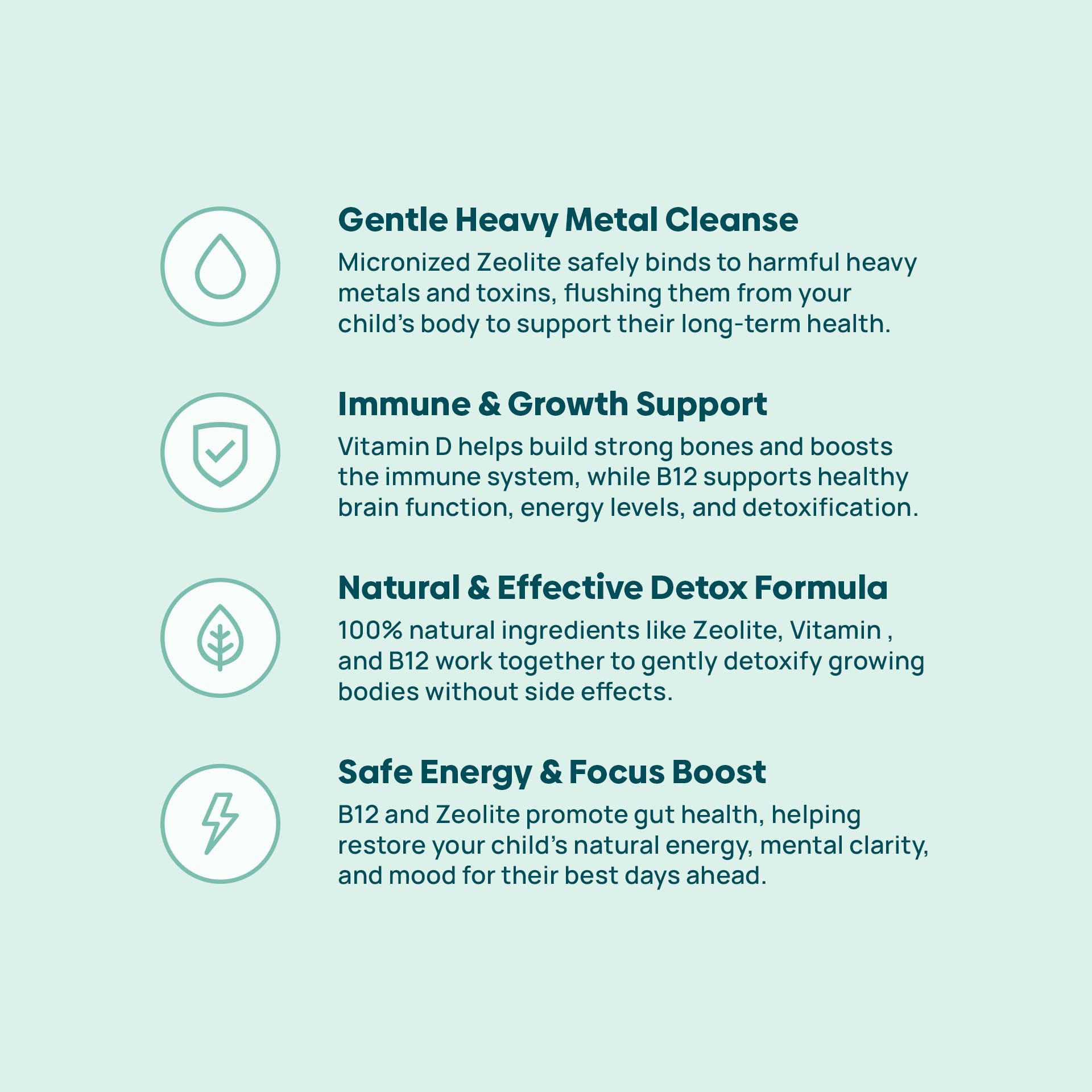 Stay-Well Naturals Natural Zeolite Heavy Metal Detox Kids, Chewable Gummy, Micronized Zeolite, Total Body Metal Cleanse, Toxin Cleanse, Non-GMO, 60 Mixed Berry Gummies