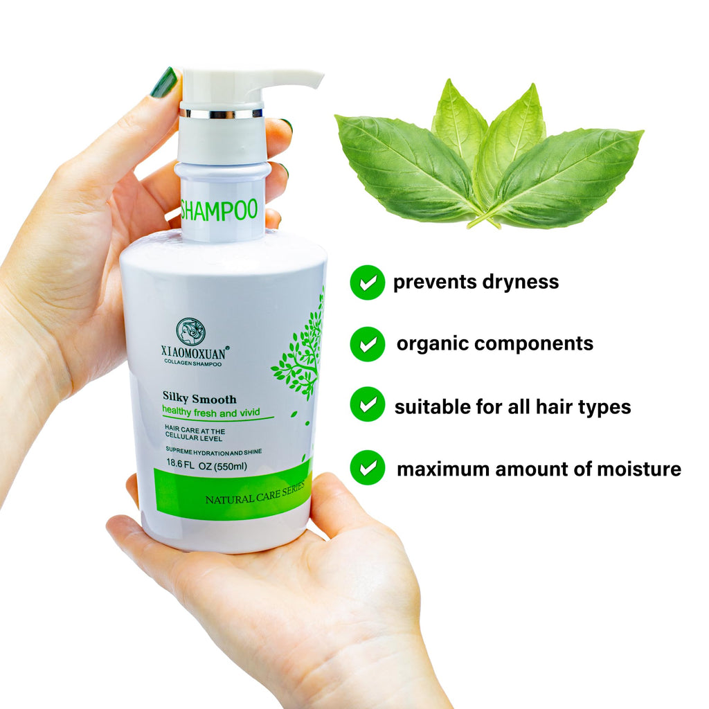 Xiaomoxuan Organic Tea Tree Paraben and Sulfate-Free Shampoo and Conditioner Set - Natural Beauty and Personal Care Products Set - SLS-Free Shampoo and Conditioner Spray Detangler Spa Kit