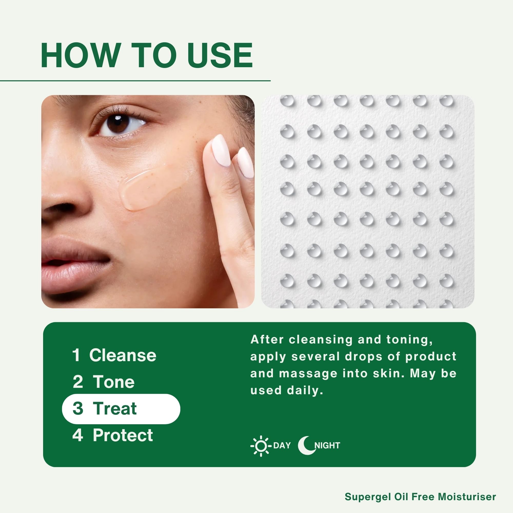 facetheory Supergel+ Oil-Free Moisturiser with niacinamide and prebiotics