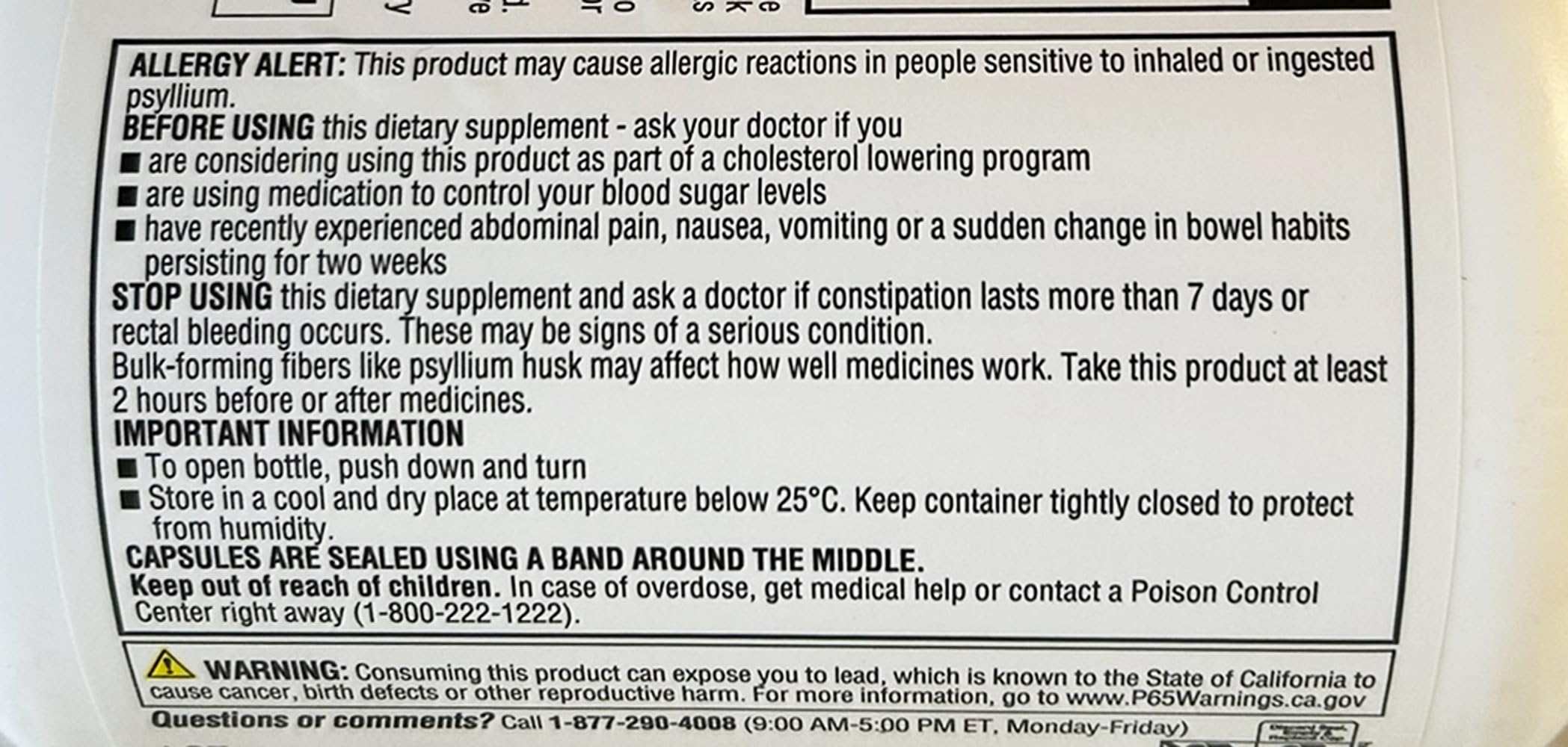 Member's Mark Fiber Capsules 2Pack (400 Count) Liquids, Toothpaste, etc. for at Least
