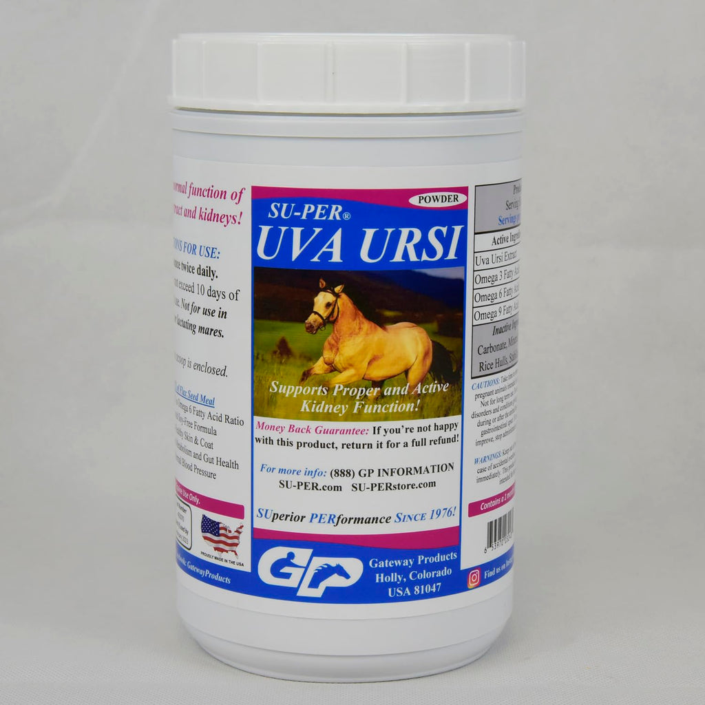 SU-PER Uva Ursi Supplement for Horses - Supports Proper and Active Kidney Function & Healthy Urinary Tract - 4 Pound