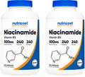 Nutricost Niacinamide (Vitamin B3) 500mg, 240 Capsules (2 Bottles)