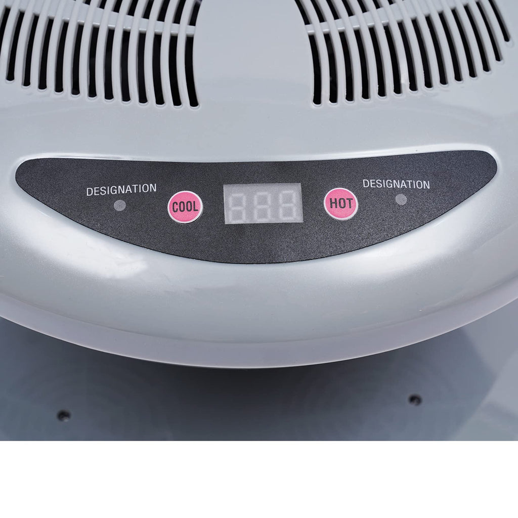 Professional Nail Dryer,400W Air Nail Fan Blower Dryer Machine with Auto Induction Warm & Cool Wind, Manicure Tool with Automatic Sensor,for Fingernail & Toenail Curing,Grey