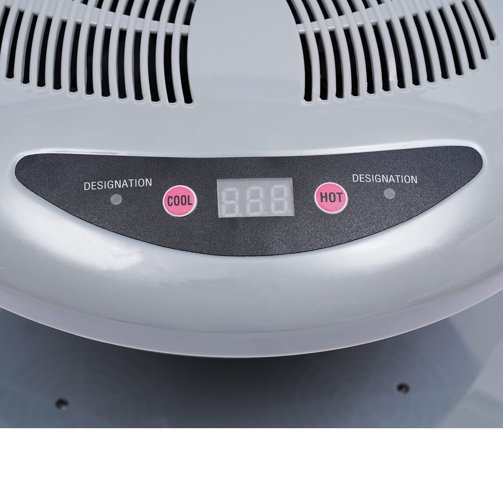 Professional Nail Dryer,400W Air Nail Fan Blower Dryer Machine with Auto Induction Warm & Cool Wind, Manicure Tool with Automatic Sensor,for Fingernail & Toenail Curing,Grey