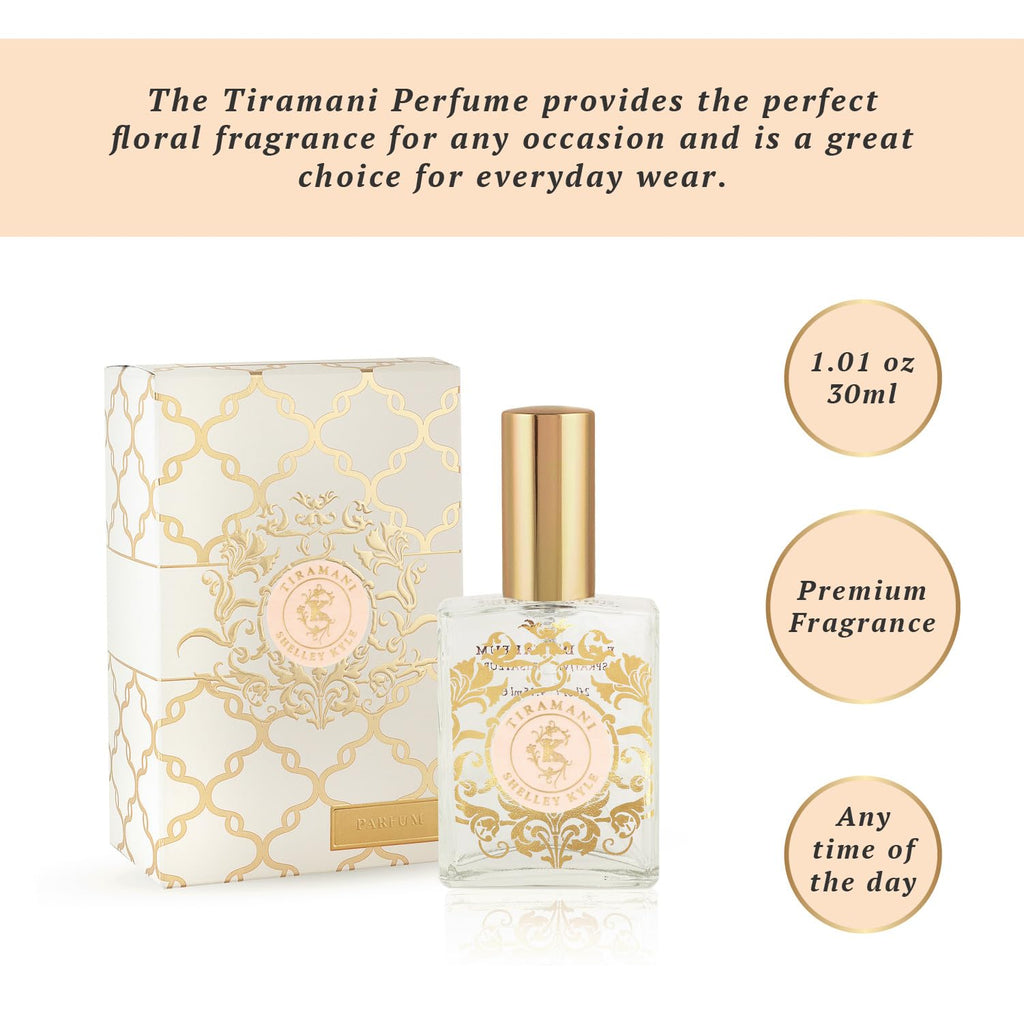 Shelley Kyle Tiramani Perfume with Perfect Floral Fragrance, Long-Lasting Scent, Great Choice for Everyday Wear, 30ml