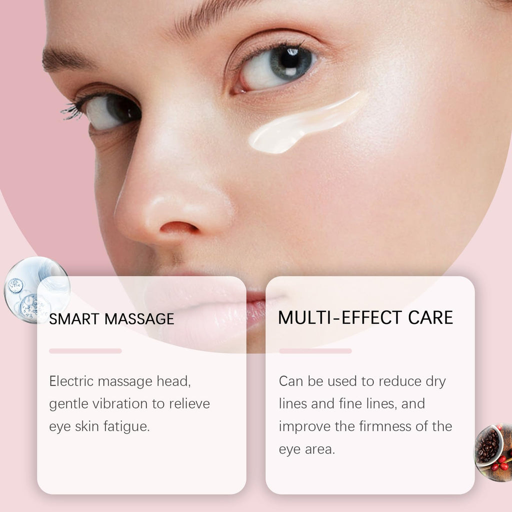 neck & eye Care Tightening & Revitalizing Set, AH-8 Firming Neck Cream + Electric Massage Eye Cream