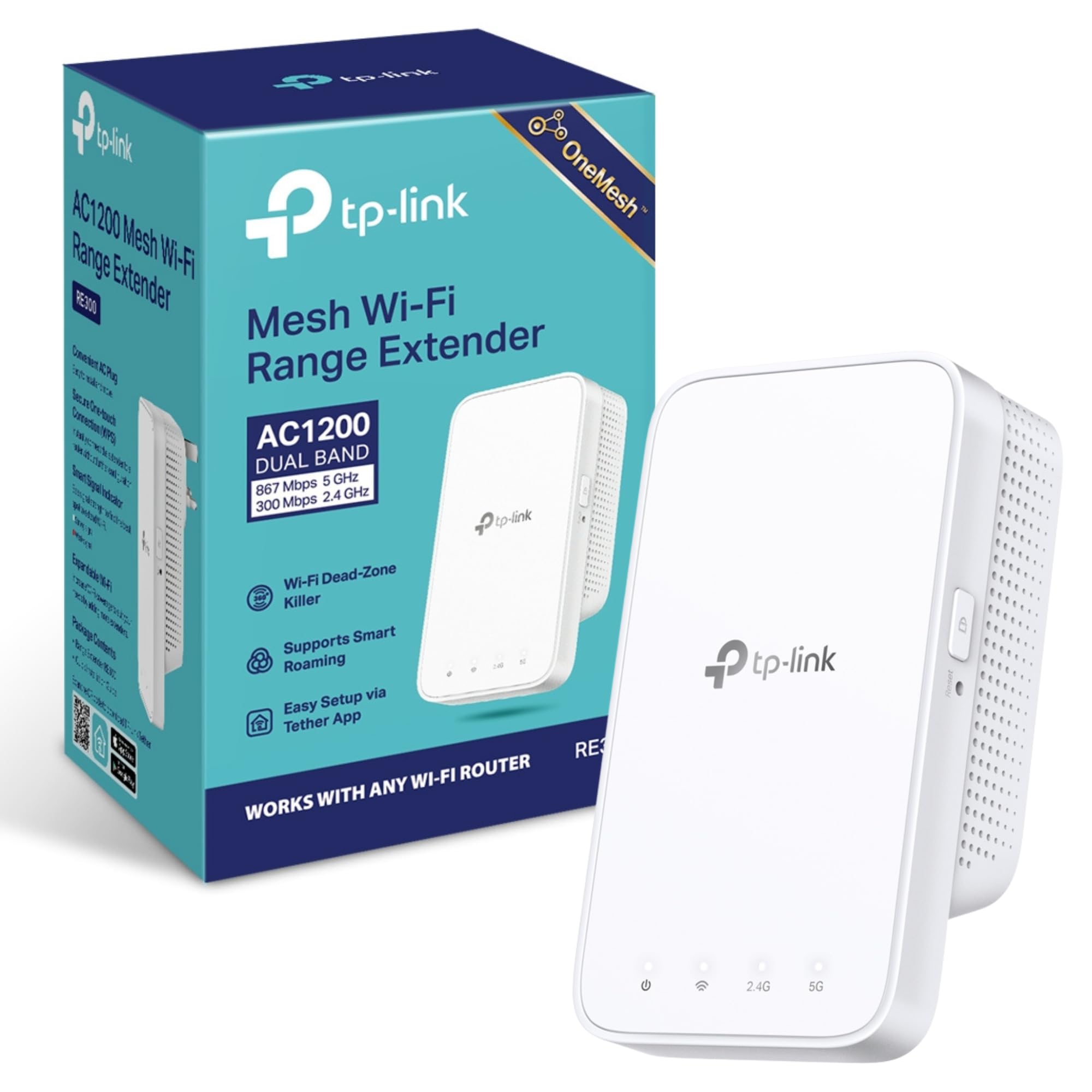 TP-Link RE300 AC1200 WiFi Extender Booster WiFi Booster