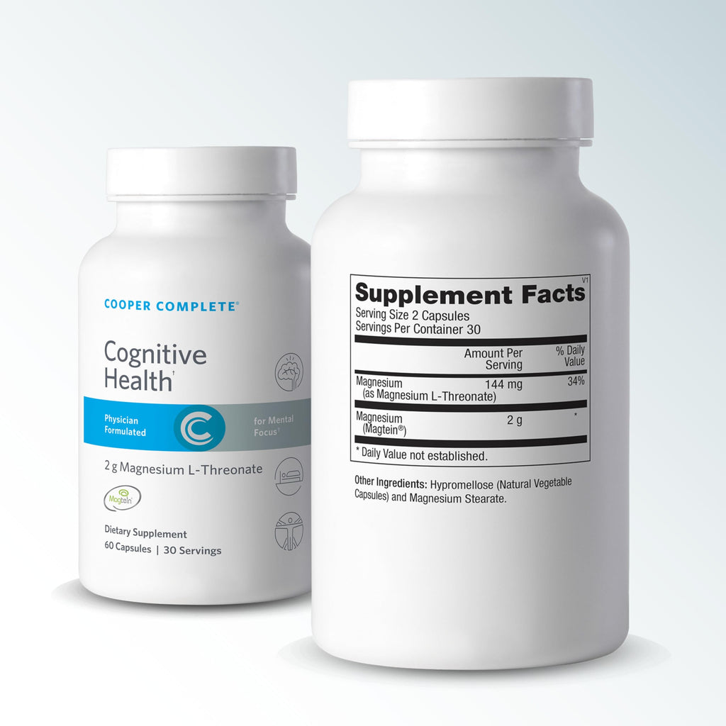 Cooper Complete Magnesium L-Threonate (Magtein®) Brain Support 2g,60 Caps