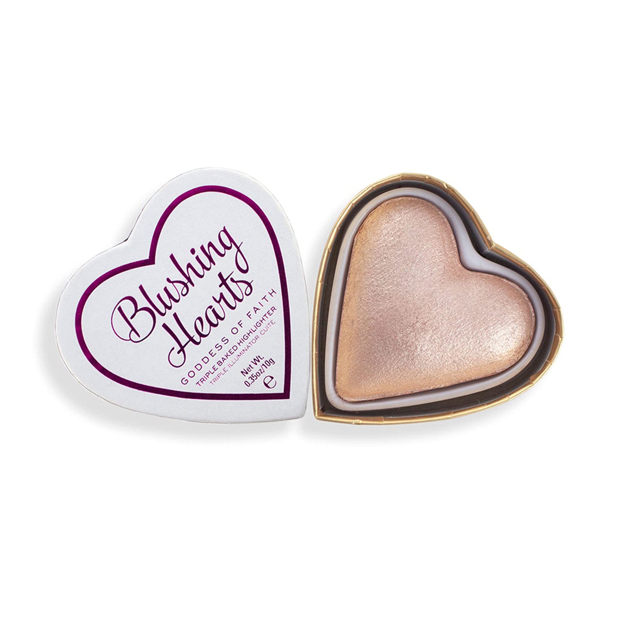I Heart Makeup - Highlighter - Blushing Hearts - Goddess of Faith