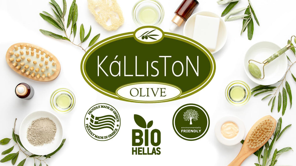 Kalliston Donkey Milk Cream & Olive Oil Soap Gift Set – Nourishing Body Lotion & Gentle Cleanser, Pack of 2, Made in Greece