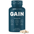 Gain Appetite Booster Capsules for Adults, Weight Gainer Support for Men and Women, Creatine Enhanced Weight Gain Pills with Ginger Extract, Blessed Thistle and Gentian Root - 120 Capsules