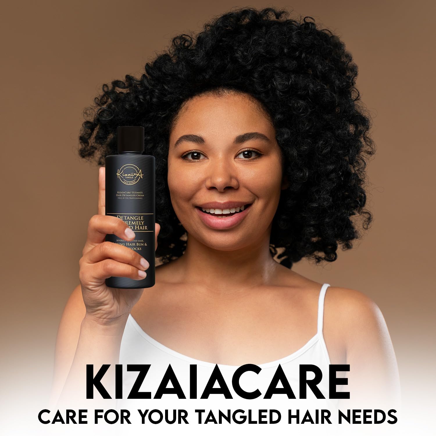 KizaiaCare Ultimate Matted Hair Detangler: Painless detangling solution for tangled, knotted, matted or dreadlocked hair. | Adults & Children Suitable for all types.