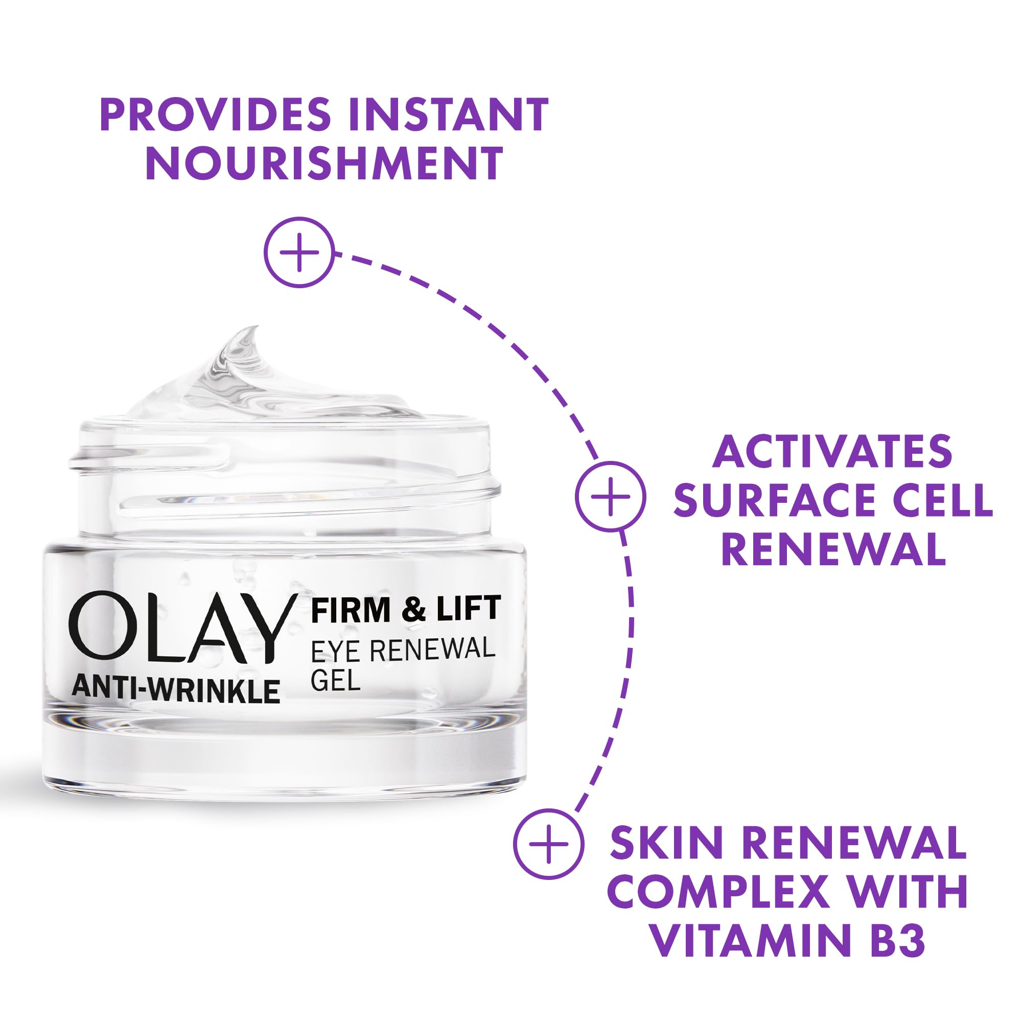 Olay Anti-Wrinkle Firm & Lift Eye Renewal Gel, 15ml