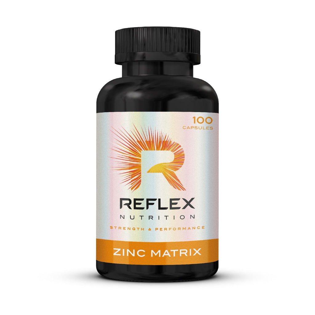 Reflex Nutrition Zinc Matrix - Magnesium, Zinc, Vitamin B6, Boron & Copper Supplement - Fatigue and Tiredness Supplements - Normal Muscle Function - Support Metabolism and Immune System (100 Capsules)