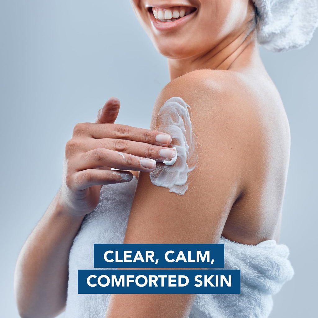 Kenkoderm Psoriasis Cream - Natural Moisturizing Face & Body Lotion with 2 Percent Salicylic Acid - Renewing Topical Formula for Dry & Sensitive Skin, Fragrance & Color Free, 10 oz., 1 Jar