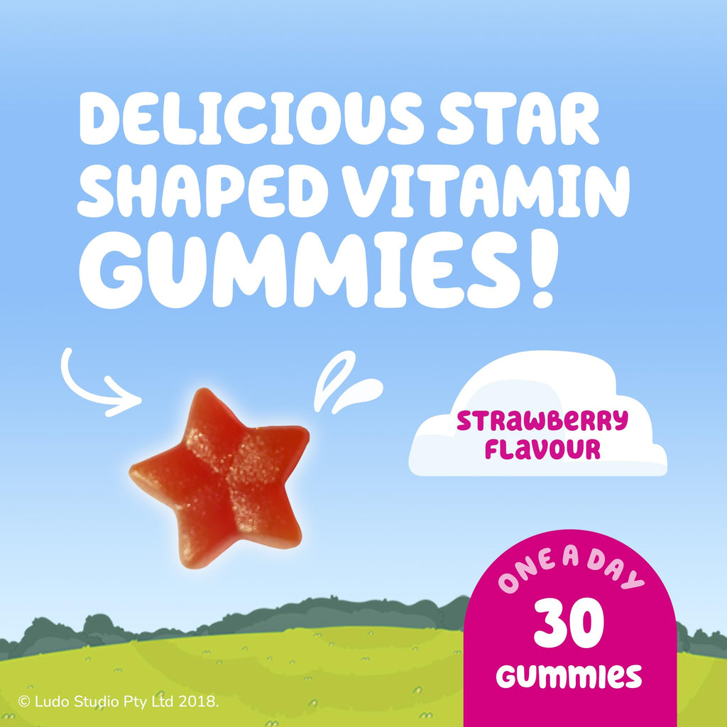 Bluey Kids Multivitamin Gummies for Children – 30 Vitamin Gummies