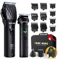 FADEKING® Professional Hair Clippers for Men - Cordless Beard Trimmer & Nose Hair Trimmer Set, All-in-One Mens Grooming Kit with Foil Shaver - Fathers Day Gift for Dad Men Husband