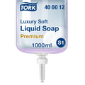 Tork Luxury Soft Liquid Soap S1, Soft Rose, 1 bottle, 33.815 oz, Premium quality, 400012