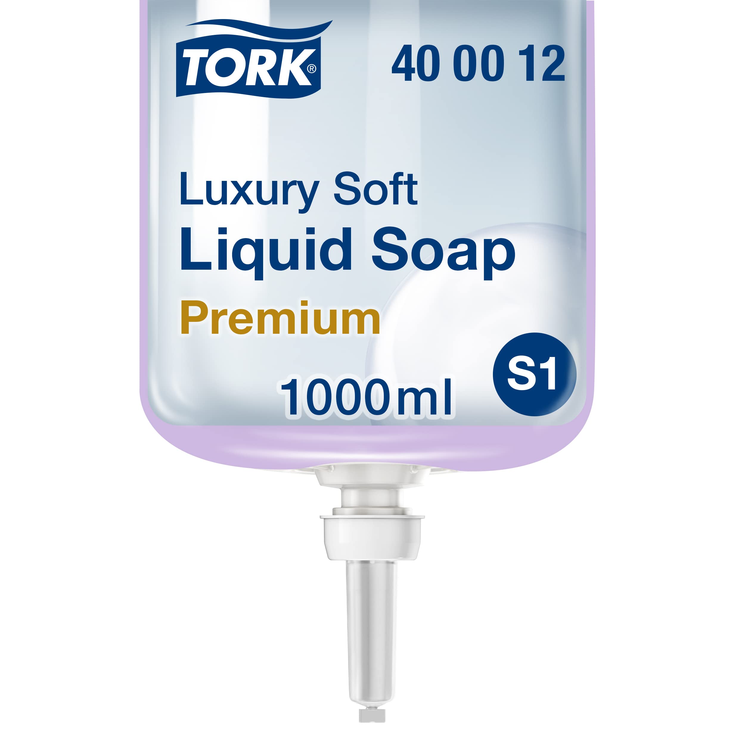 Tork Luxury Soft Liquid Soap S1, Soft Rose, 1 bottle, 33.815 oz, Premium quality, 400012
