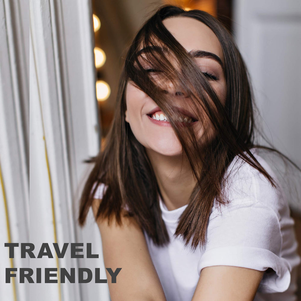 Evalectric Classic Styler Ceramic Flat Iron - 1.25" Ceramic Flat Iron with Floating Plates - Dual Voltage Hair Straightener - Negative Ion Technology - Travel Friendly - Deep Purple